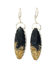 Load image into Gallery viewer, matching palmwood earrings