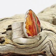 Load image into Gallery viewer, Red creek Jasper Enchanted woodland collection ring