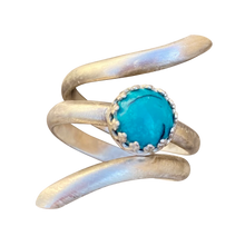 Load image into Gallery viewer, natural turquoise gemstone ring