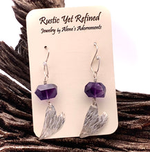 Load image into Gallery viewer, from the heart earrings on romance card