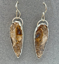 Load image into Gallery viewer, earrings against a grey background for contrast