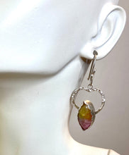 Load image into Gallery viewer, solar quartz on ear lobe
