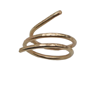 Gold  Fill Ring. Sacred Spiral Collection. Assorted Sizes