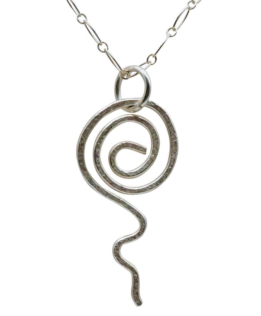 Fine Silver Pendant. Sacred Spiral Collection 2