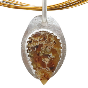 indonesian amber pendant