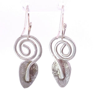 moonstone earrings from back