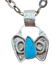 Load image into Gallery viewer, natural Nevada turquoise pendant