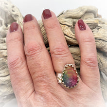 Load image into Gallery viewer, solar quartz ring shown on hand