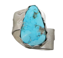Load image into Gallery viewer, Sonoran Turquoise &amp; Sterling silver Ring. Dare to Dream Collection Size  7