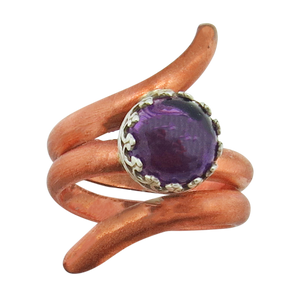 february birthstone ring. handmade in Arizona
